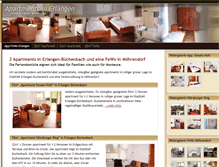 Tablet Screenshot of apartment-erlangen.de